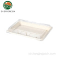 Biodegradable Recycled Microwavable Food Pulp Tableware Tray